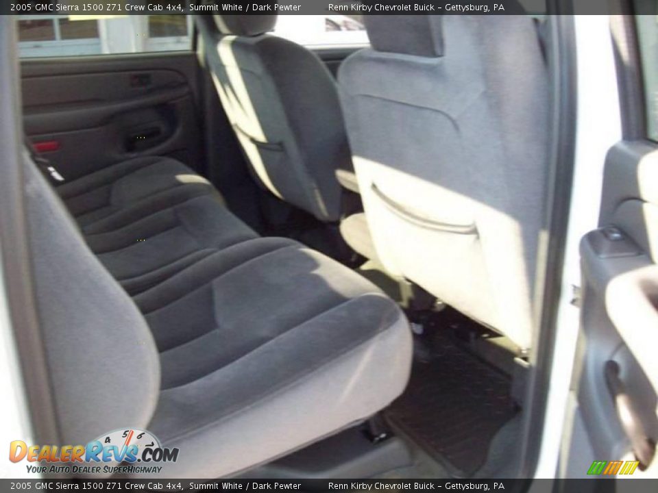 2005 GMC Sierra 1500 Z71 Crew Cab 4x4 Summit White / Dark Pewter Photo #25