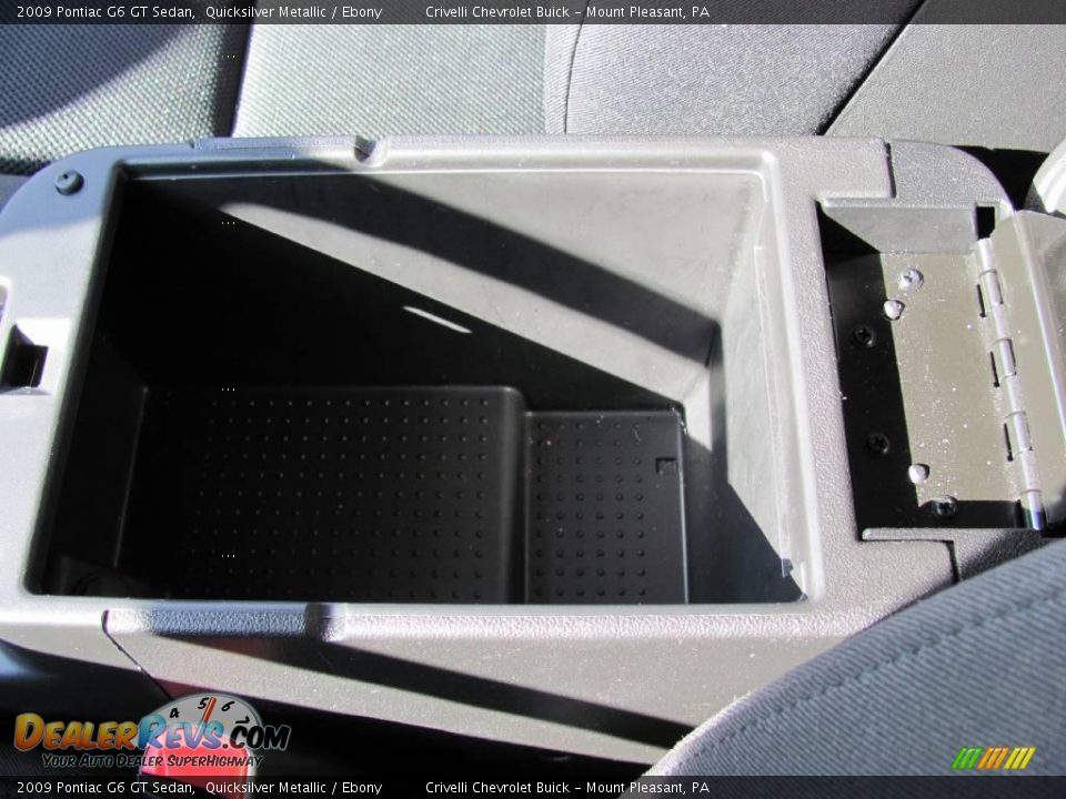 2009 Pontiac G6 GT Sedan Quicksilver Metallic / Ebony Photo #21
