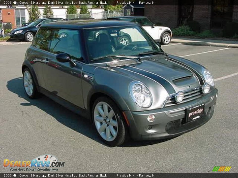 2006 Mini Cooper S Hardtop Dark Silver Metallic / Black/Panther Black Photo #1