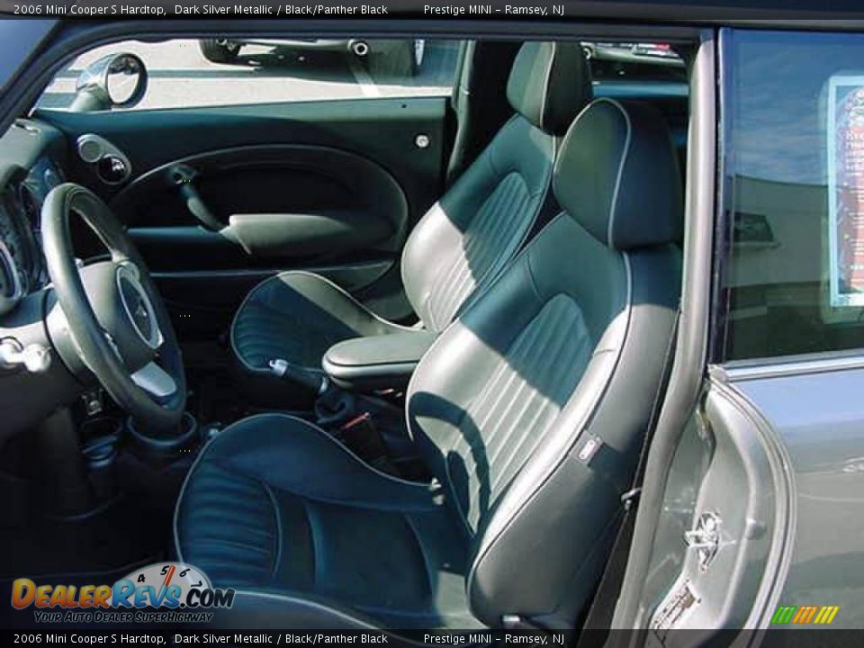 2006 Mini Cooper S Hardtop Dark Silver Metallic / Black/Panther Black Photo #5