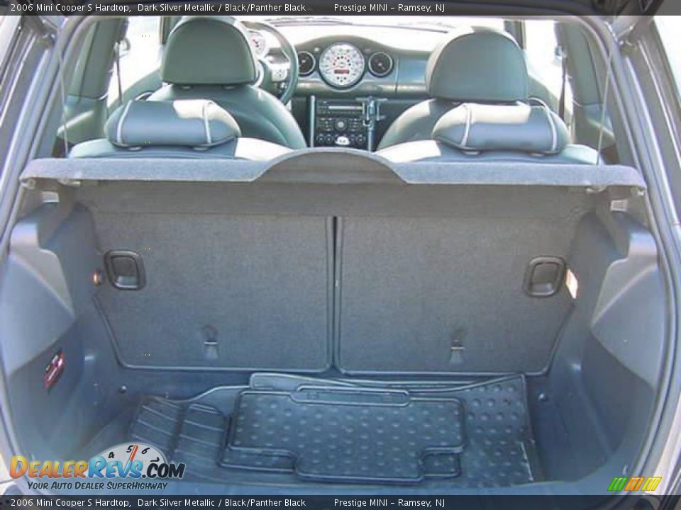 2006 Mini Cooper S Hardtop Dark Silver Metallic / Black/Panther Black Photo #11