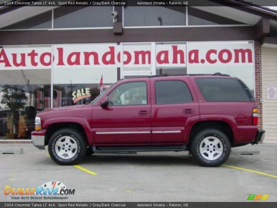 2004 Chevrolet Tahoe LT 4x4 Sport Red Metallic / Gray/Dark Charcoal Photo #1