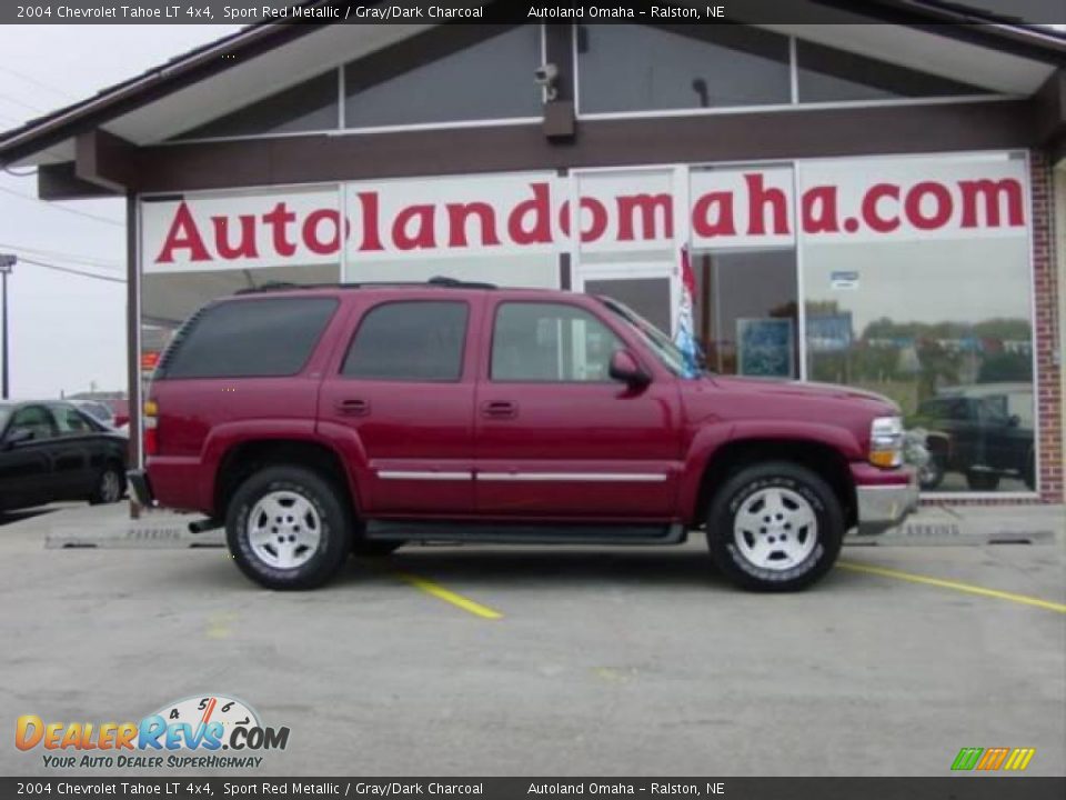 2004 Chevrolet Tahoe LT 4x4 Sport Red Metallic / Gray/Dark Charcoal Photo #3
