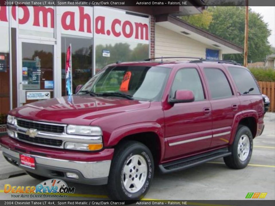 2004 Chevrolet Tahoe LT 4x4 Sport Red Metallic / Gray/Dark Charcoal Photo #5