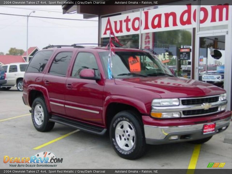 2004 Chevrolet Tahoe LT 4x4 Sport Red Metallic / Gray/Dark Charcoal Photo #7