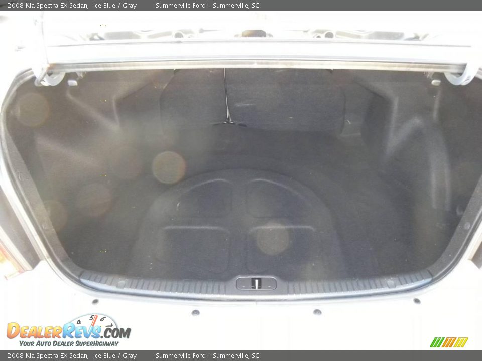 2008 Kia Spectra EX Sedan Ice Blue / Gray Photo #14