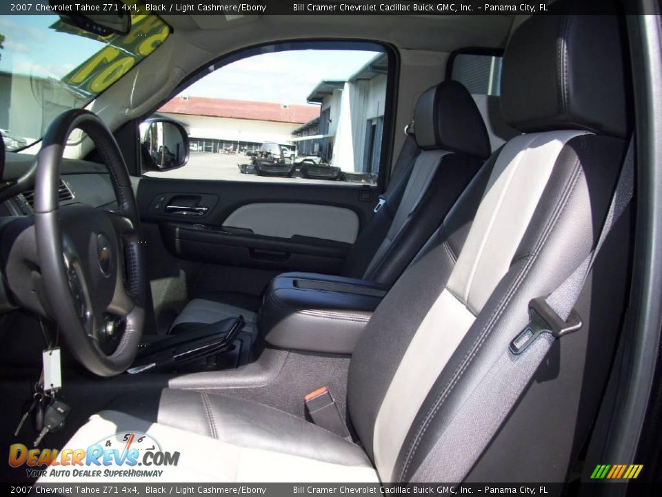 2007 Chevrolet Tahoe Z71 4x4 Black / Light Cashmere/Ebony Photo #9