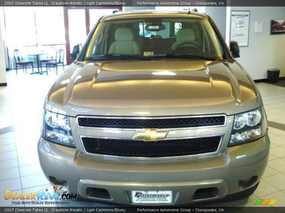 2007 Chevrolet Tahoe LS Graystone Metallic / Light Cashmere/Ebony Photo #9