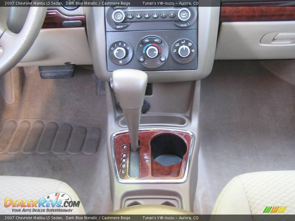 2007 Chevrolet Malibu LS Sedan Dark Blue Metallic / Cashmere Beige Photo #12