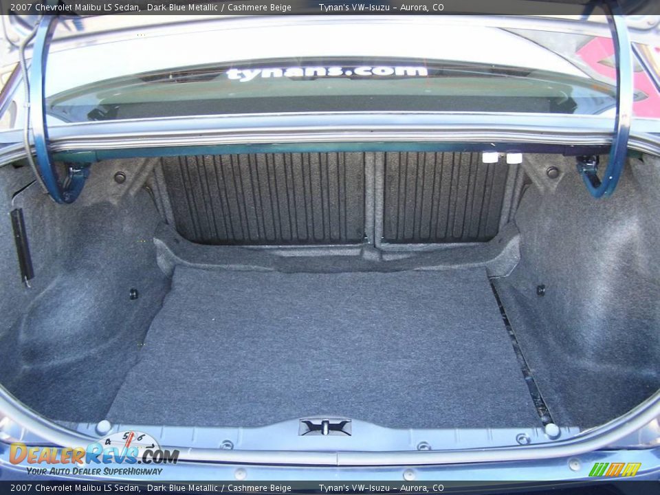 2007 Chevrolet Malibu LS Sedan Dark Blue Metallic / Cashmere Beige Photo #14