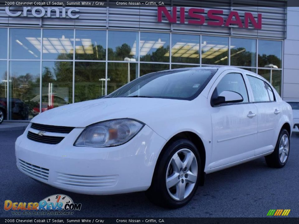 2008 Chevrolet Cobalt LT Sedan Summit White / Gray Photo #1