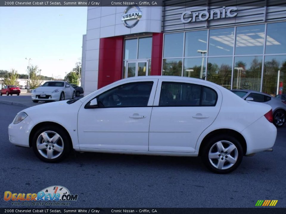 2008 Chevrolet Cobalt LT Sedan Summit White / Gray Photo #2