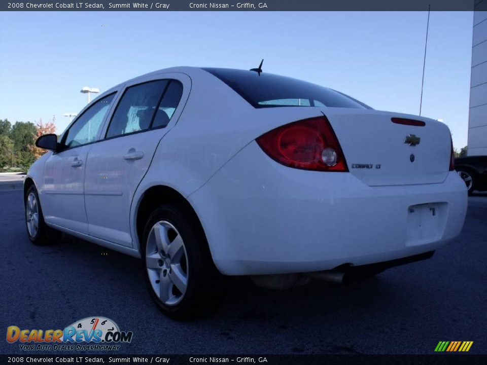 2008 Chevrolet Cobalt LT Sedan Summit White / Gray Photo #3