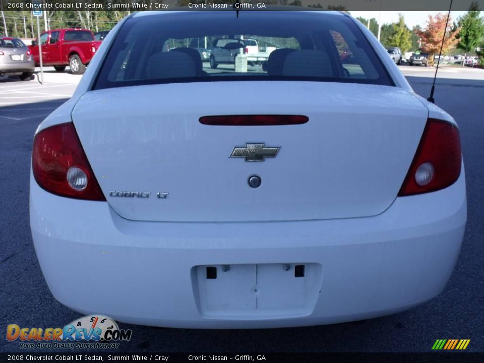 2008 Chevrolet Cobalt LT Sedan Summit White / Gray Photo #4