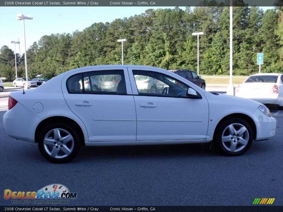 2008 Chevrolet Cobalt LT Sedan Summit White / Gray Photo #6