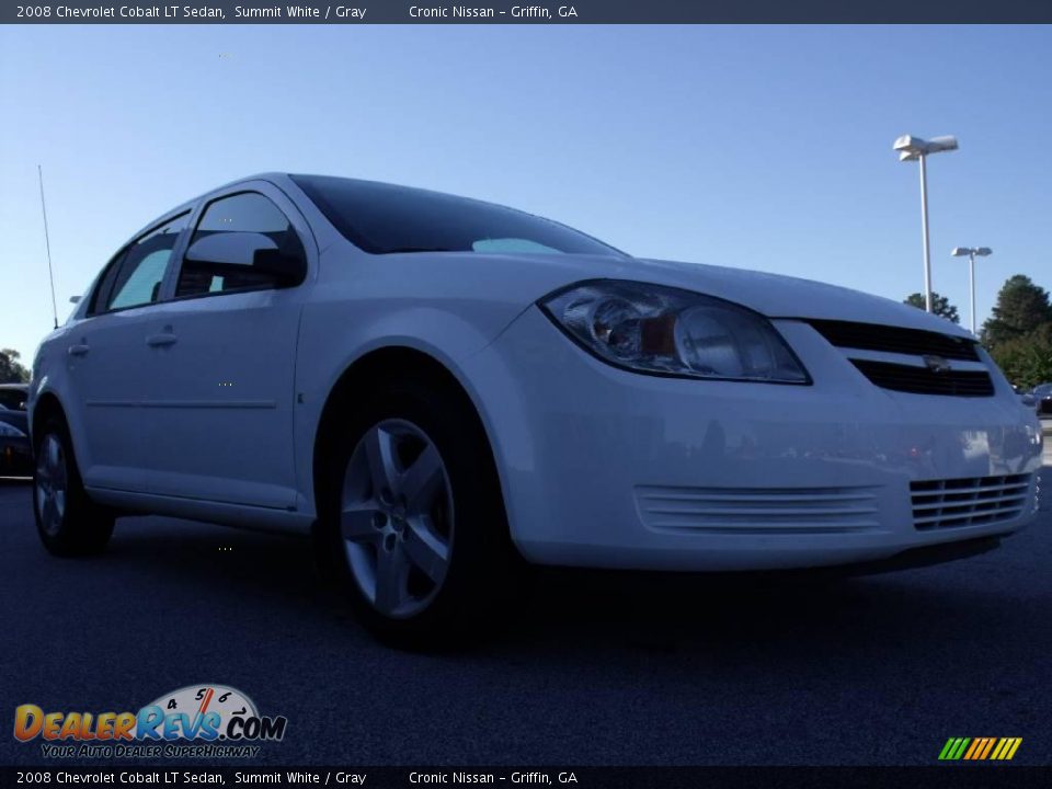 2008 Chevrolet Cobalt LT Sedan Summit White / Gray Photo #7