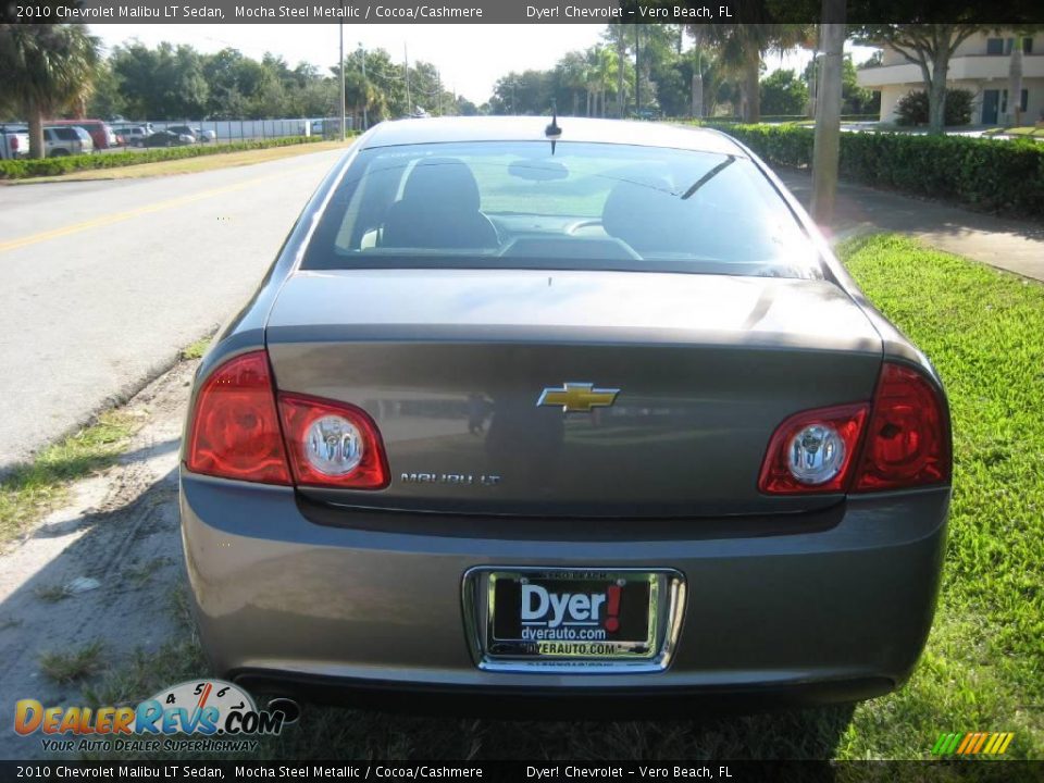 2010 Chevrolet Malibu LT Sedan Mocha Steel Metallic / Cocoa/Cashmere Photo #5