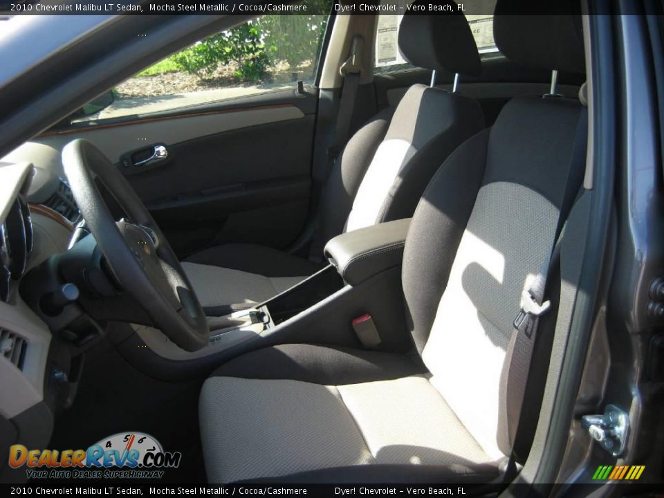 2010 Chevrolet Malibu LT Sedan Mocha Steel Metallic / Cocoa/Cashmere Photo #8