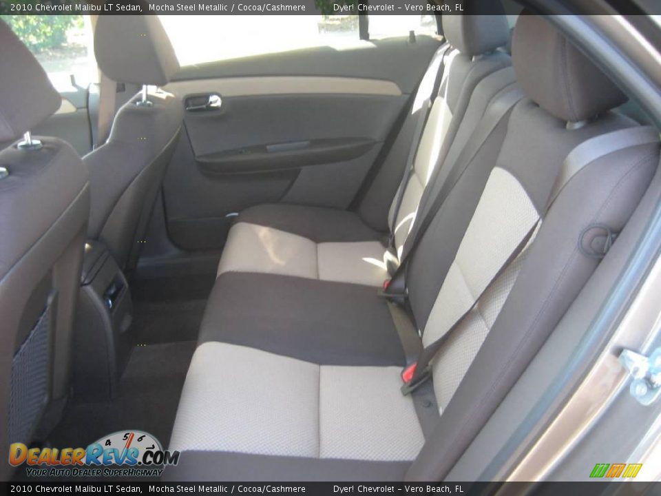2010 Chevrolet Malibu LT Sedan Mocha Steel Metallic / Cocoa/Cashmere Photo #10