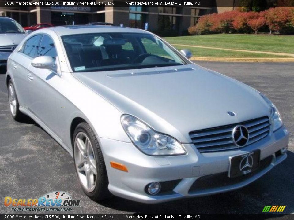 2006 Mercedes-Benz CLS 500 Iridium Silver Metallic / Black Photo #3