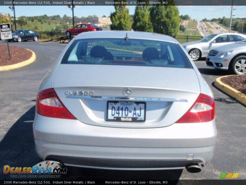 2006 Mercedes-Benz CLS 500 Iridium Silver Metallic / Black Photo #12