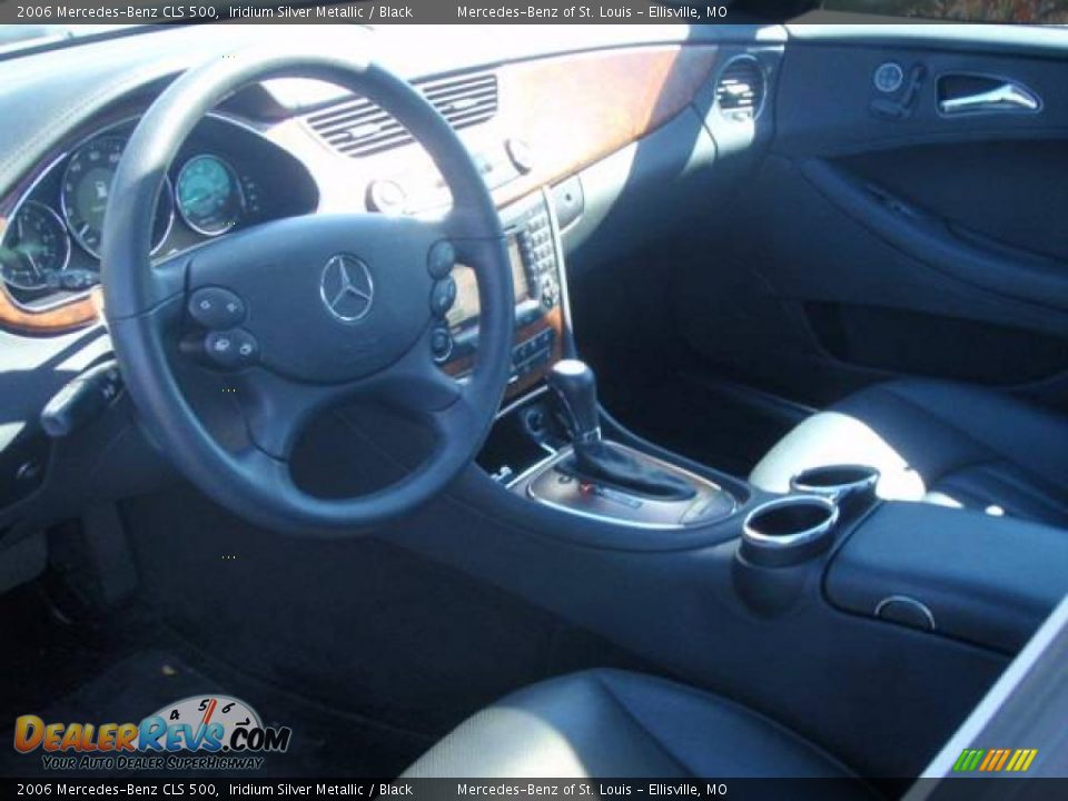 2006 Mercedes-Benz CLS 500 Iridium Silver Metallic / Black Photo #14