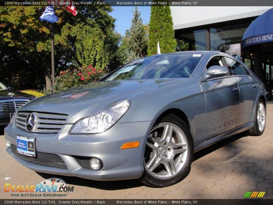 2006 Mercedes-Benz CLS 500 Granite Grey Metallic / Black Photo #1