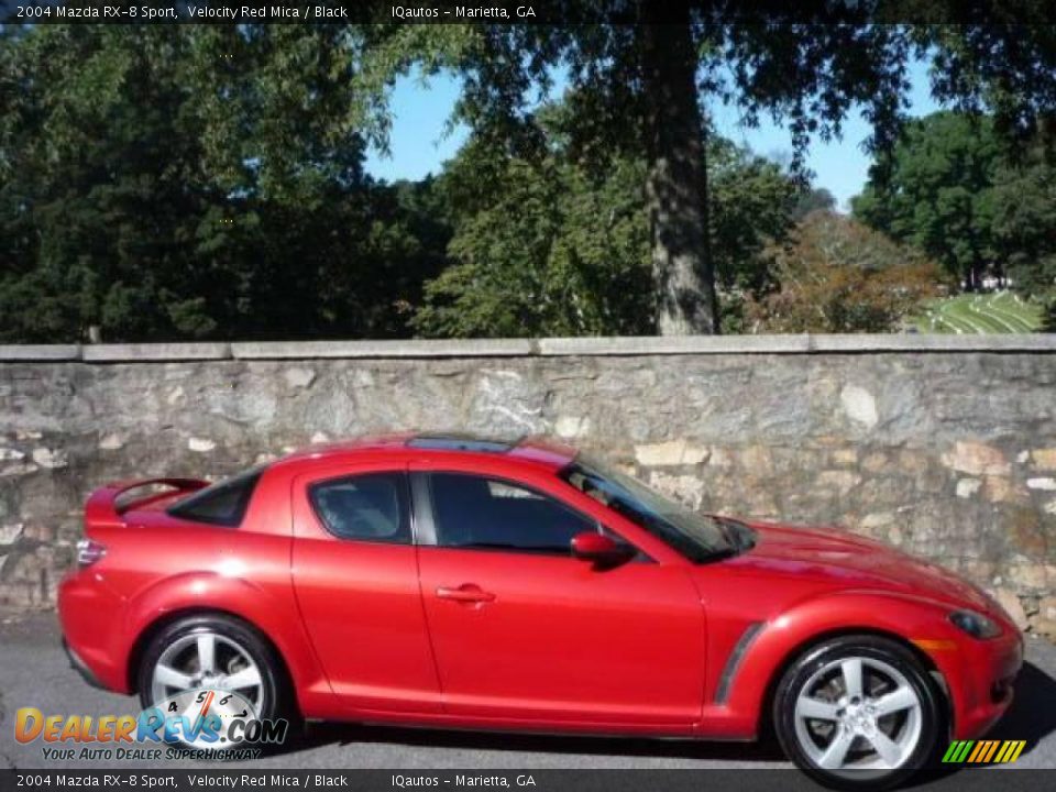 2004 Mazda RX-8 Sport Velocity Red Mica / Black Photo #11