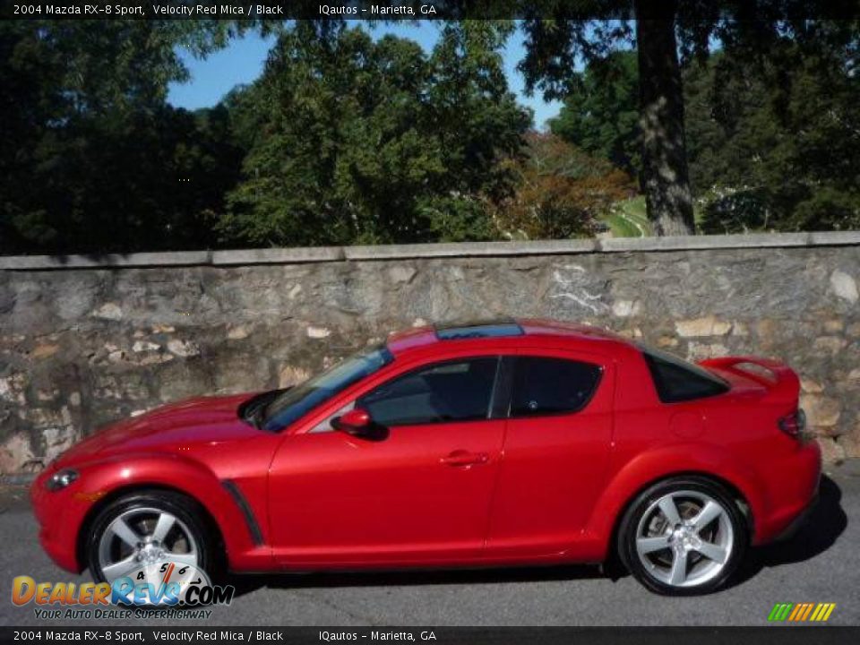 2004 Mazda RX-8 Sport Velocity Red Mica / Black Photo #12