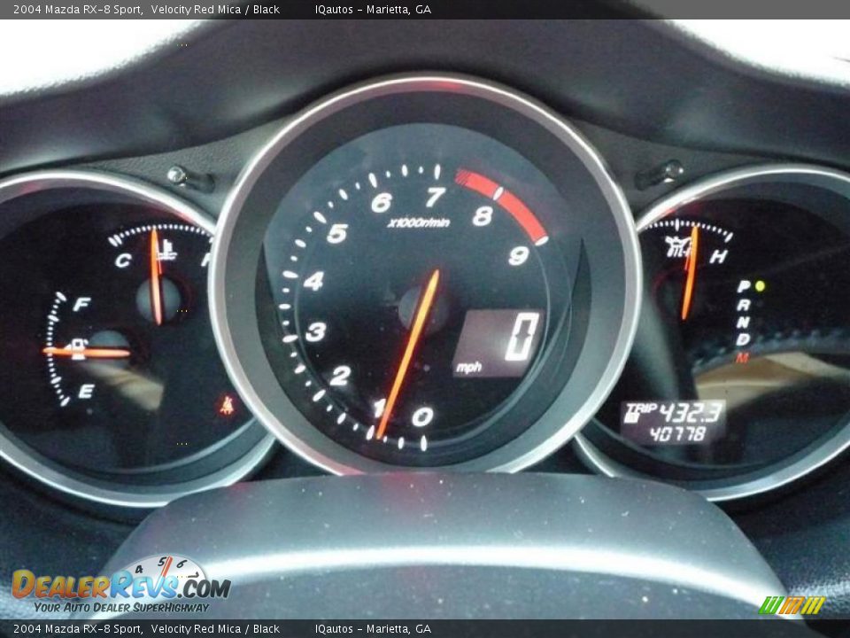 2004 Mazda RX-8 Sport Velocity Red Mica / Black Photo #24