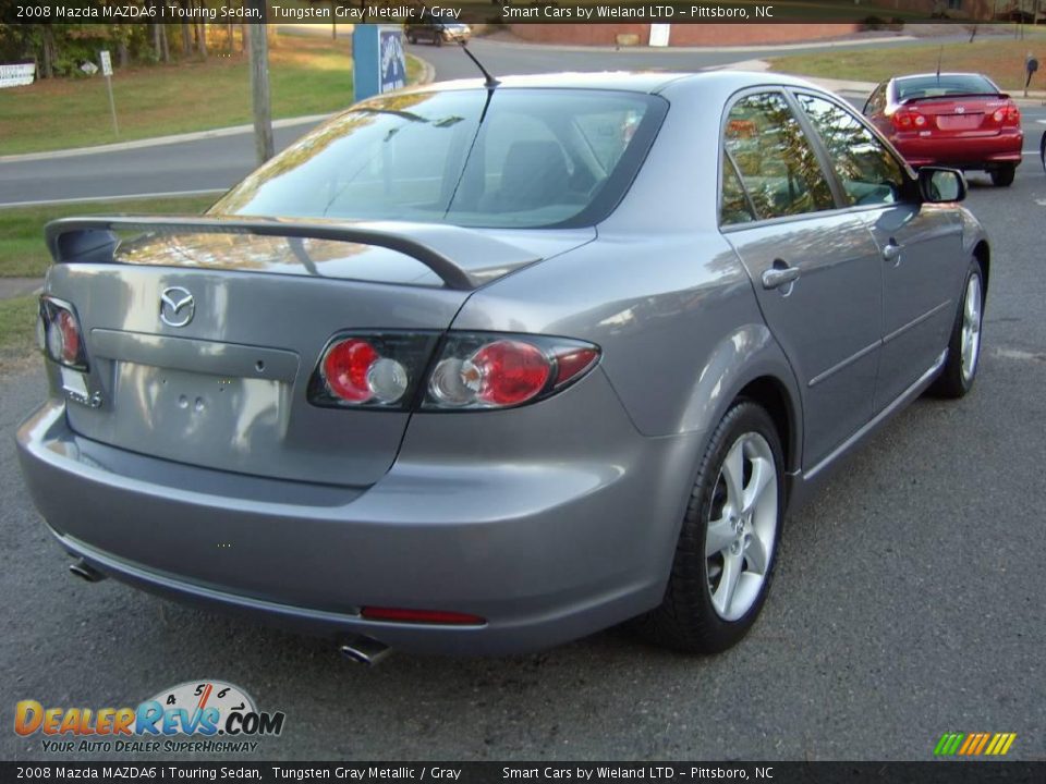 2008 Mazda MAZDA6 i Touring Sedan Tungsten Gray Metallic / Gray Photo #5
