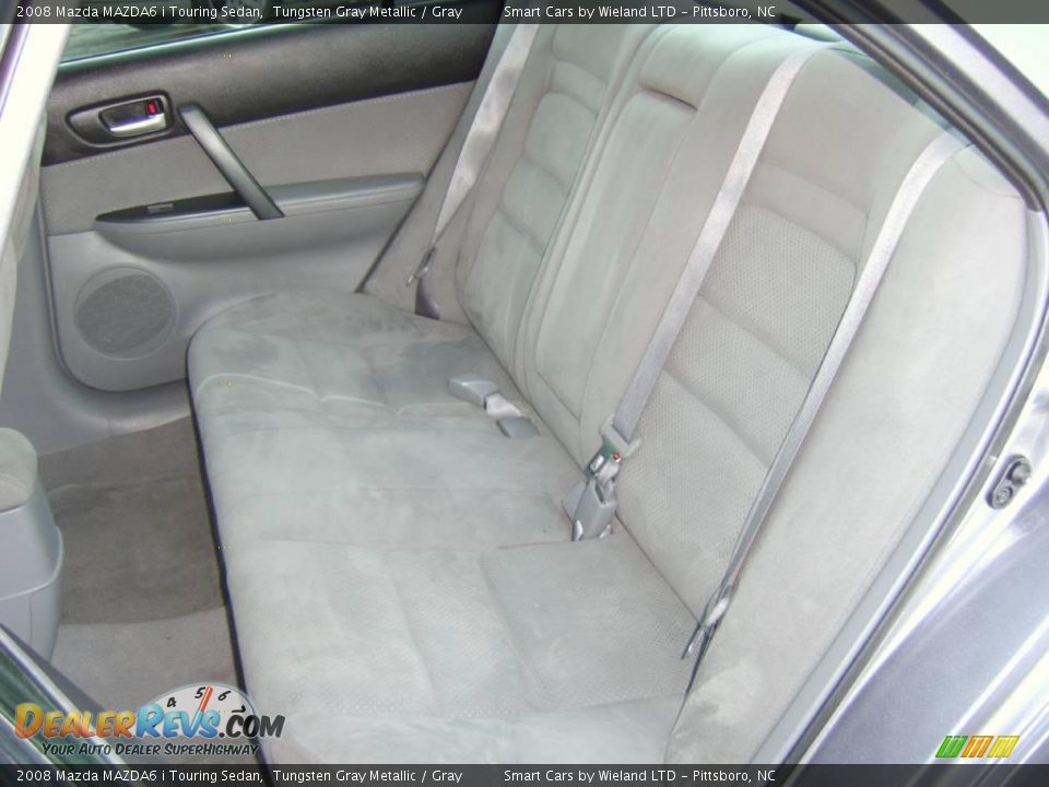 2008 Mazda MAZDA6 i Touring Sedan Tungsten Gray Metallic / Gray Photo #12