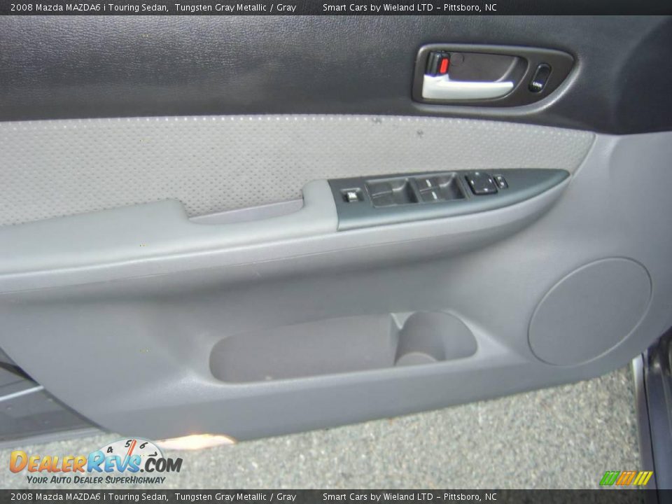 2008 Mazda MAZDA6 i Touring Sedan Tungsten Gray Metallic / Gray Photo #15