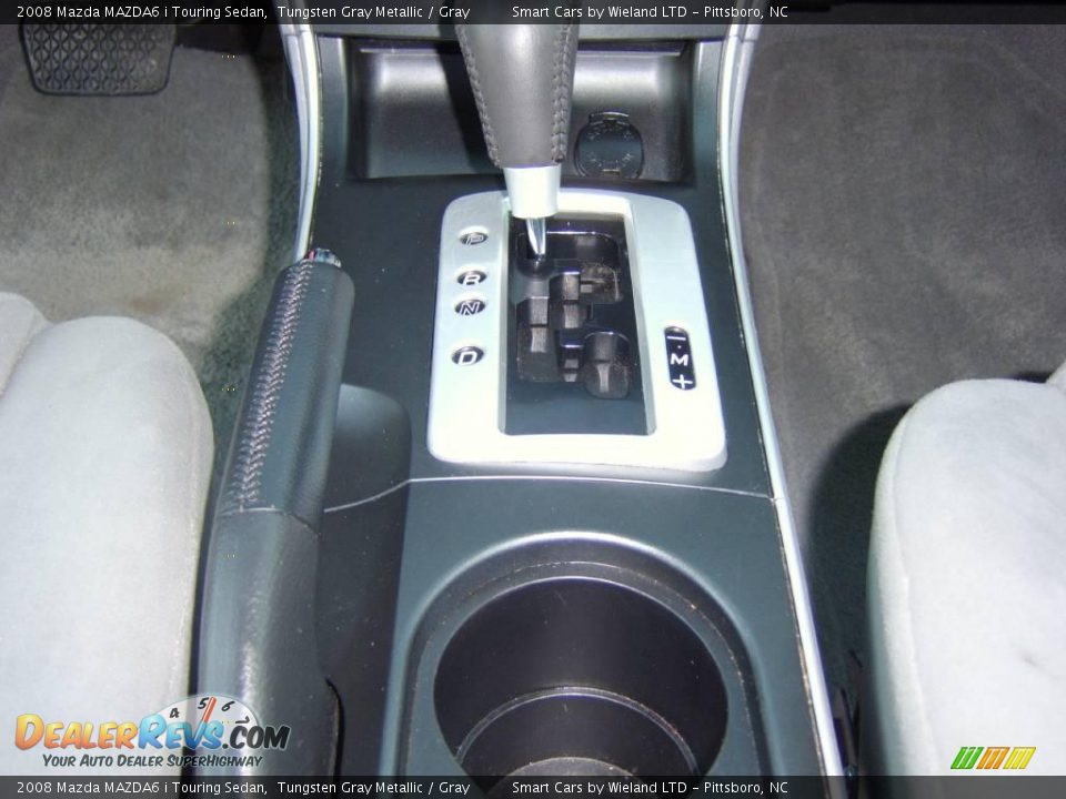 2008 Mazda MAZDA6 i Touring Sedan Tungsten Gray Metallic / Gray Photo #17