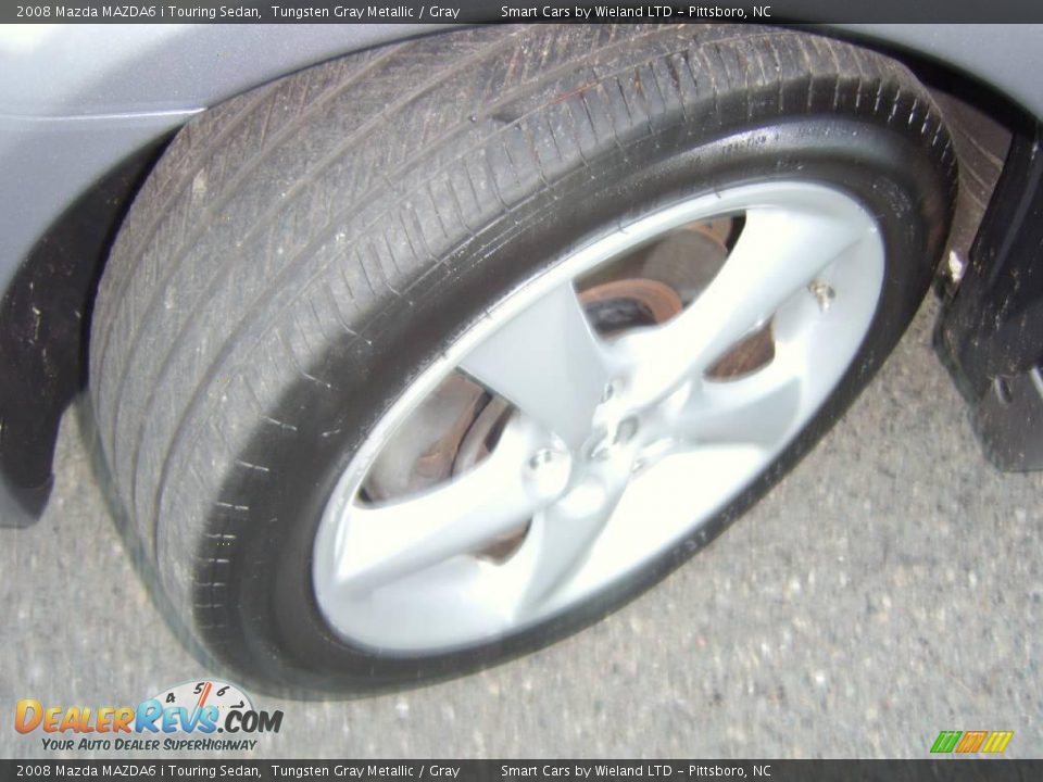 2008 Mazda MAZDA6 i Touring Sedan Tungsten Gray Metallic / Gray Photo #22