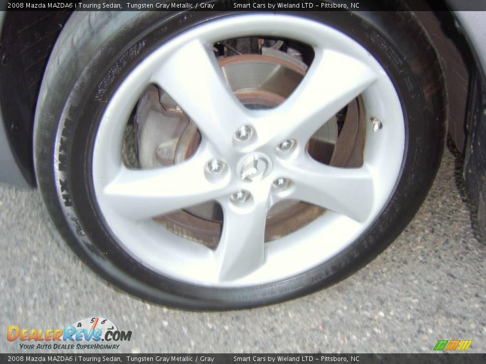 2008 Mazda MAZDA6 i Touring Sedan Tungsten Gray Metallic / Gray Photo #23