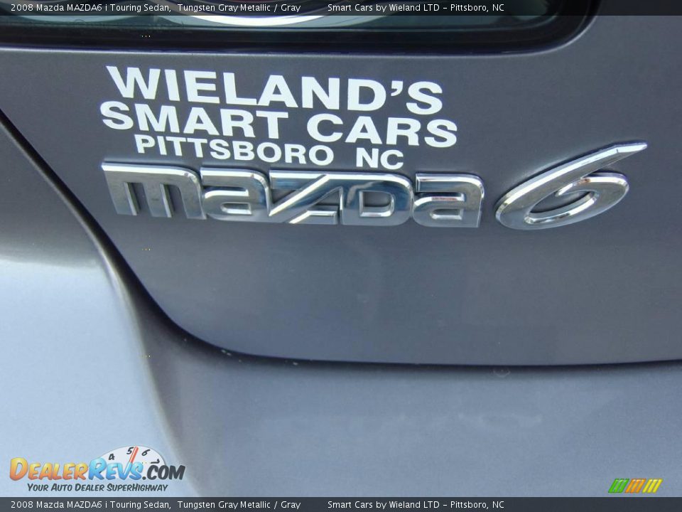 2008 Mazda MAZDA6 i Touring Sedan Tungsten Gray Metallic / Gray Photo #26
