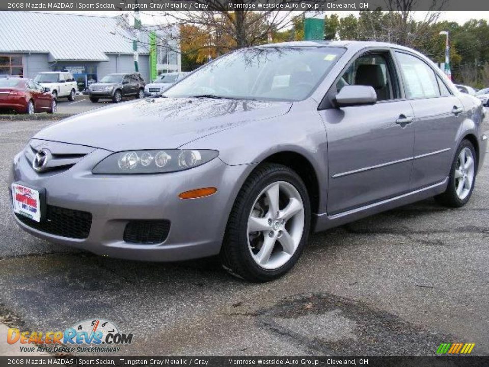 2008 Mazda MAZDA6 i Sport Sedan Tungsten Gray Metallic / Gray Photo #1