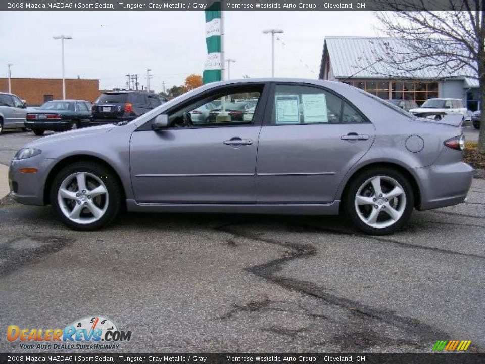 2008 Mazda MAZDA6 i Sport Sedan Tungsten Gray Metallic / Gray Photo #2