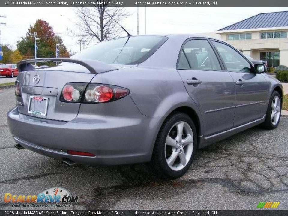 2008 Mazda MAZDA6 i Sport Sedan Tungsten Gray Metallic / Gray Photo #5