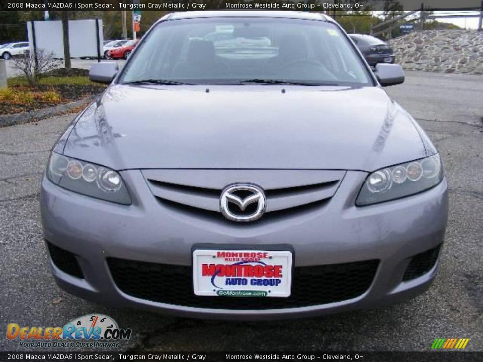 2008 Mazda MAZDA6 i Sport Sedan Tungsten Gray Metallic / Gray Photo #8