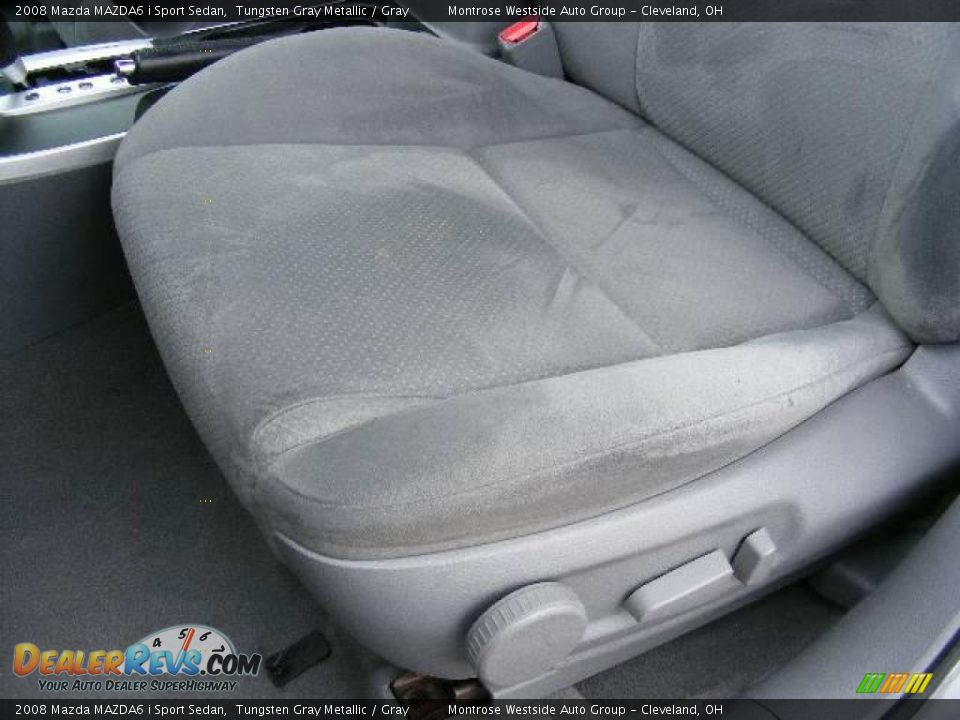 2008 Mazda MAZDA6 i Sport Sedan Tungsten Gray Metallic / Gray Photo #10