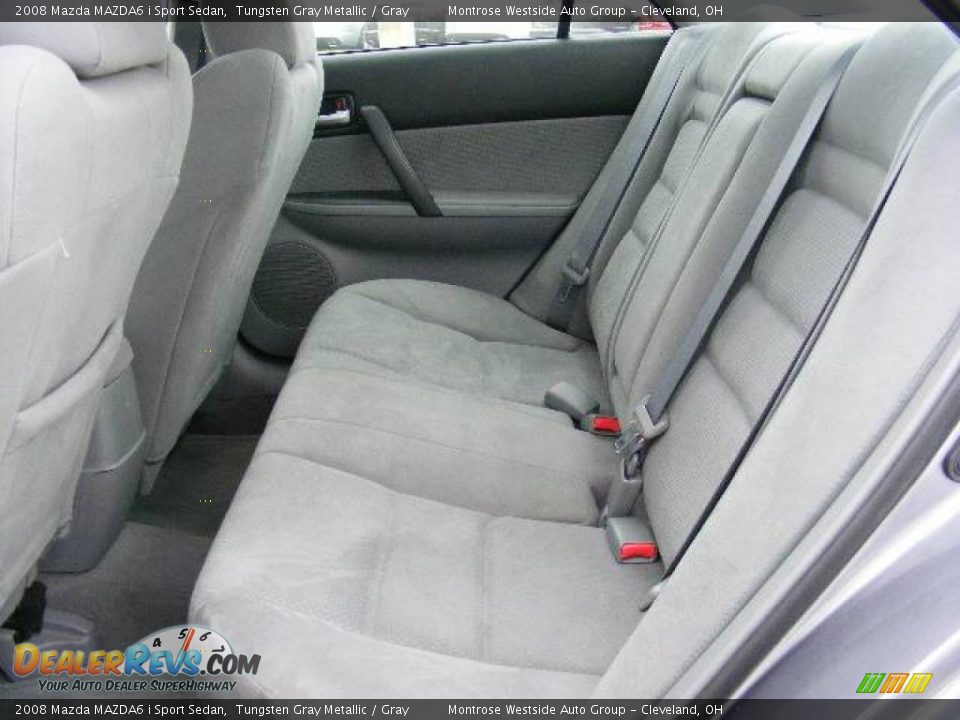2008 Mazda MAZDA6 i Sport Sedan Tungsten Gray Metallic / Gray Photo #11