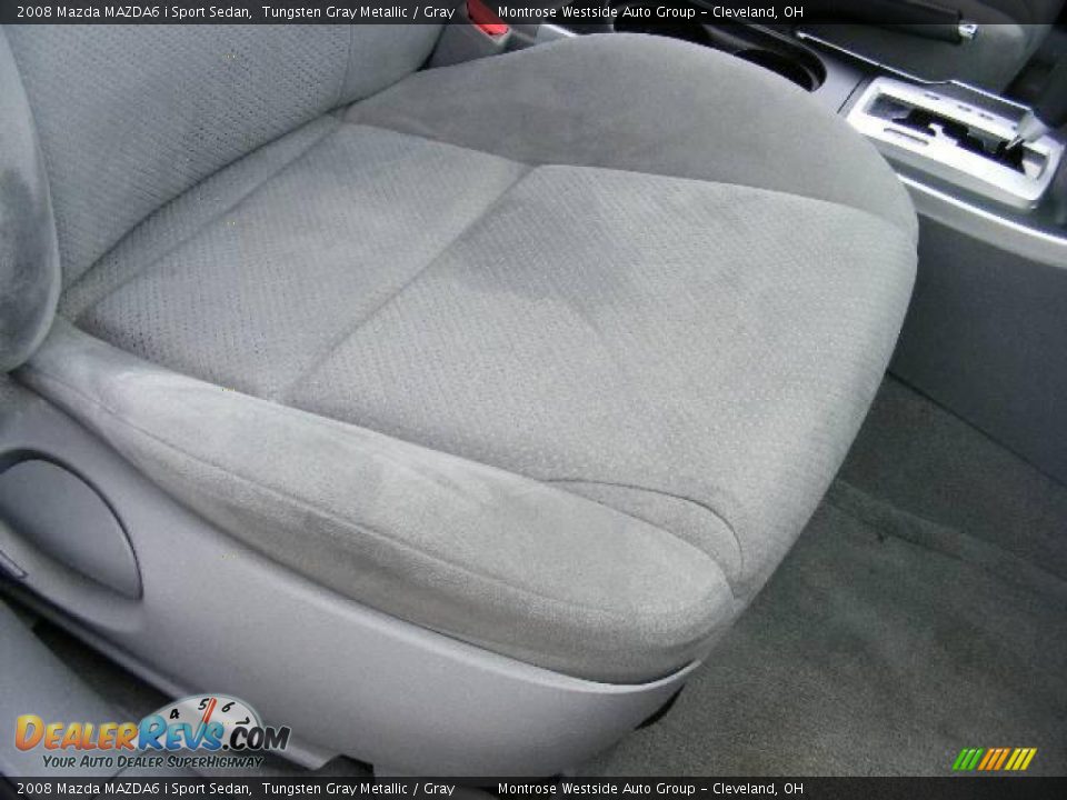 2008 Mazda MAZDA6 i Sport Sedan Tungsten Gray Metallic / Gray Photo #14