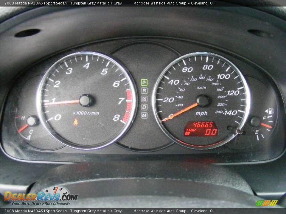 2008 Mazda MAZDA6 i Sport Sedan Tungsten Gray Metallic / Gray Photo #17