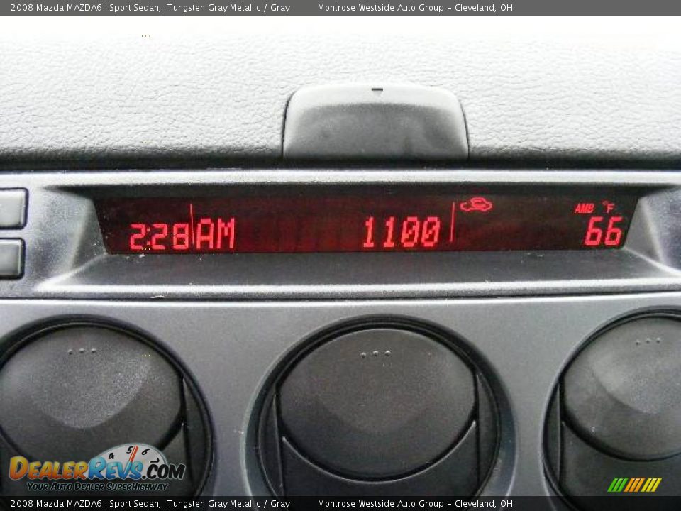 2008 Mazda MAZDA6 i Sport Sedan Tungsten Gray Metallic / Gray Photo #20
