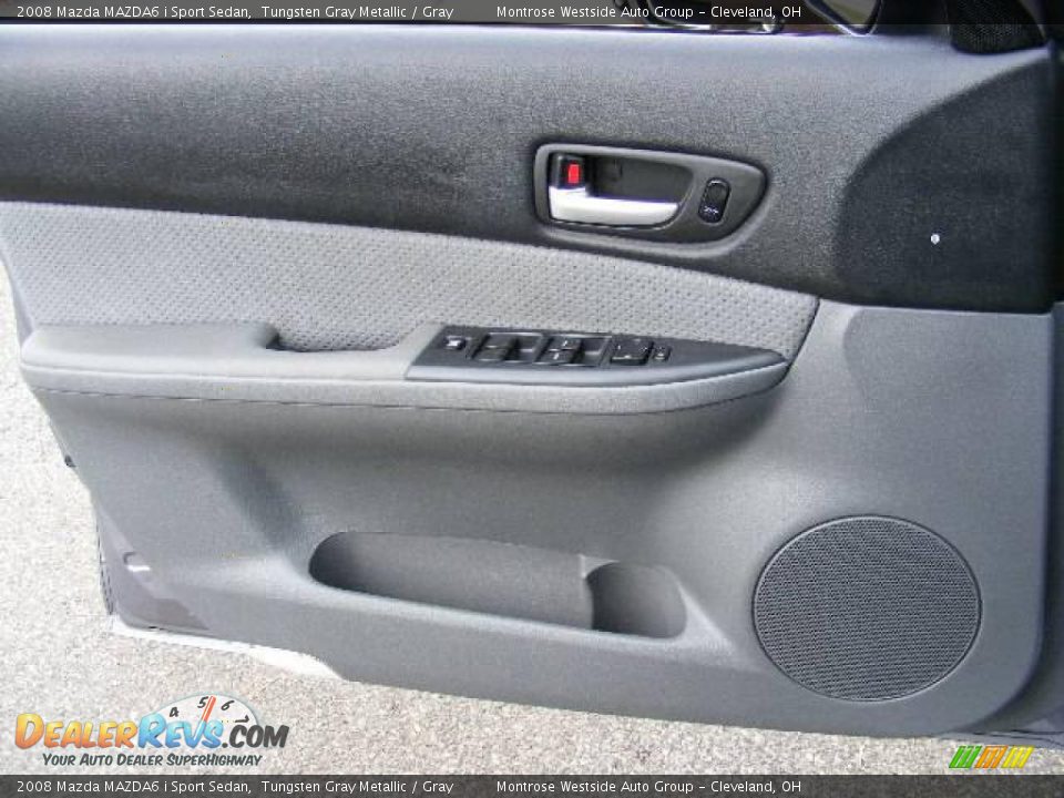 2008 Mazda MAZDA6 i Sport Sedan Tungsten Gray Metallic / Gray Photo #25