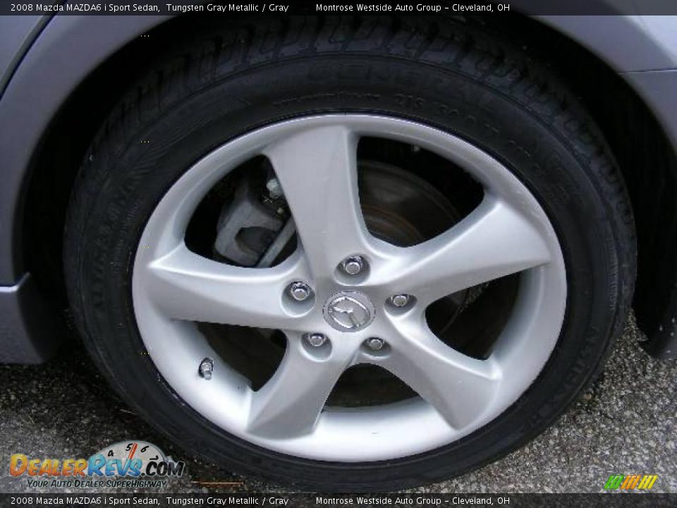 2008 Mazda MAZDA6 i Sport Sedan Tungsten Gray Metallic / Gray Photo #28