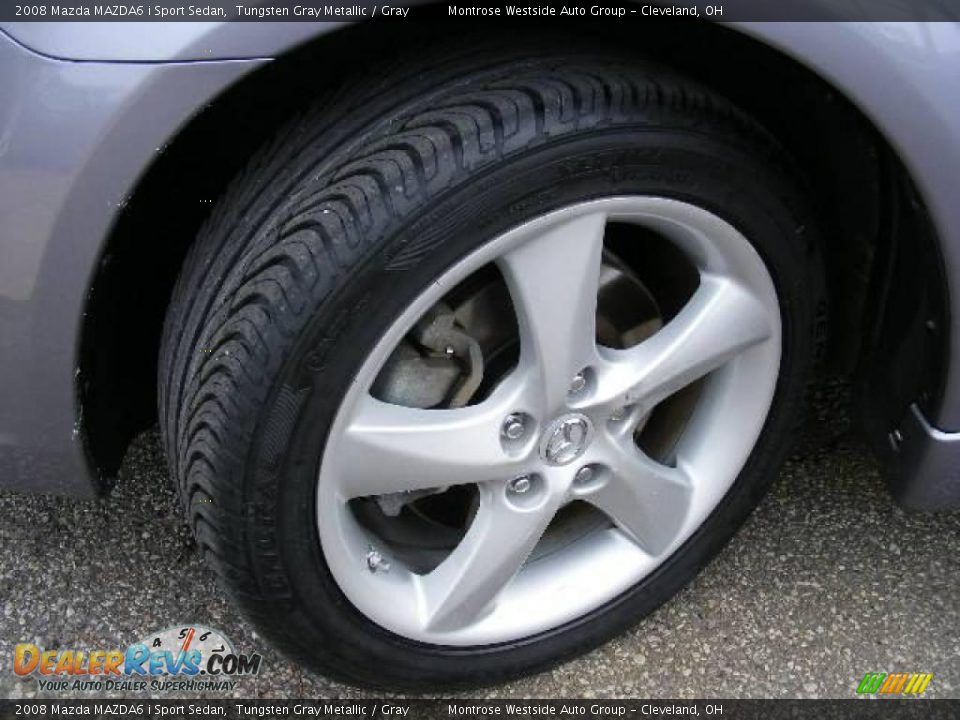 2008 Mazda MAZDA6 i Sport Sedan Tungsten Gray Metallic / Gray Photo #29