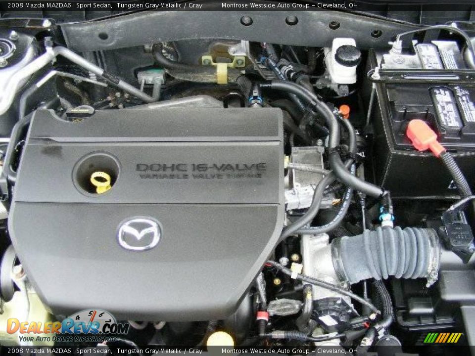 2008 Mazda MAZDA6 i Sport Sedan Tungsten Gray Metallic / Gray Photo #30
